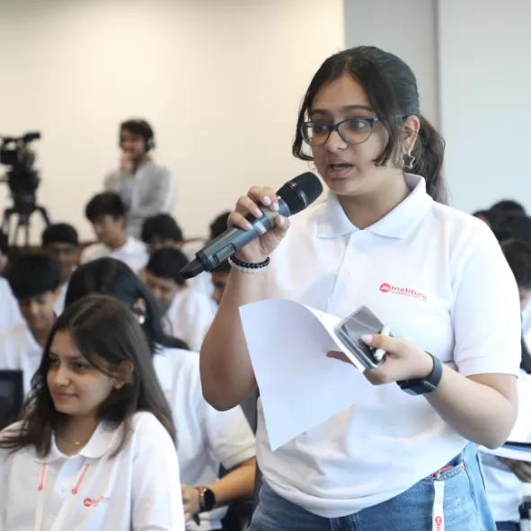 Student in a session