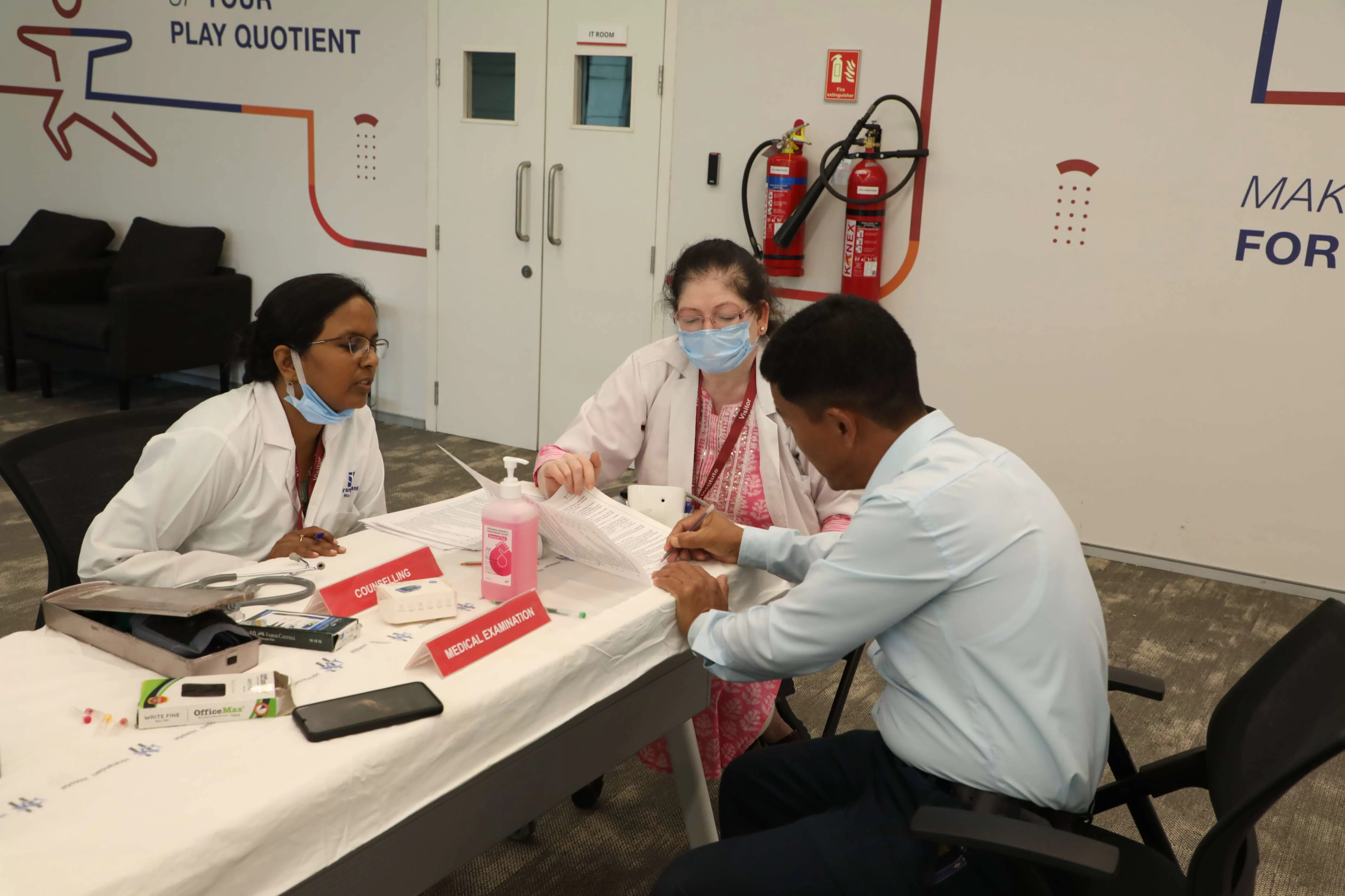 Blood Donation Camp at Jio Institute in collaboration with Dr. L.H. Hiranandani Hospital, Powai