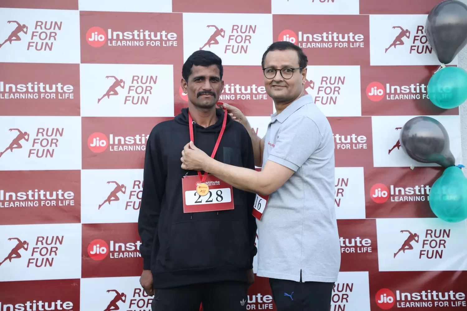Participant awarded a medal