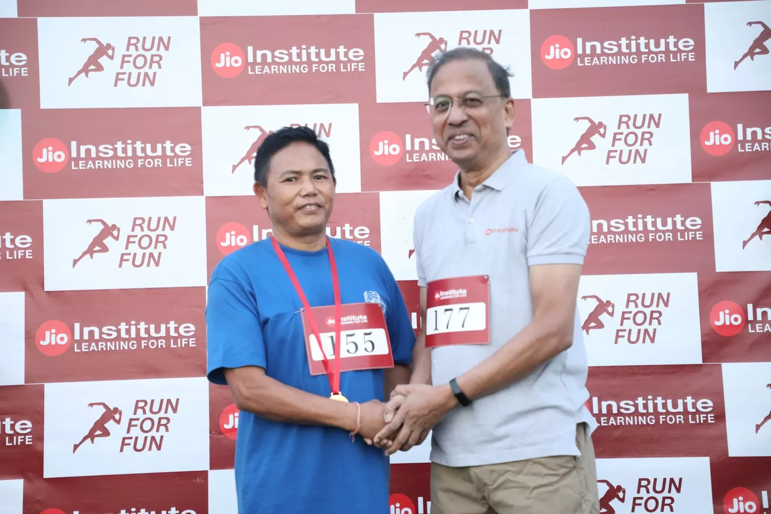 Participant awarded a medal