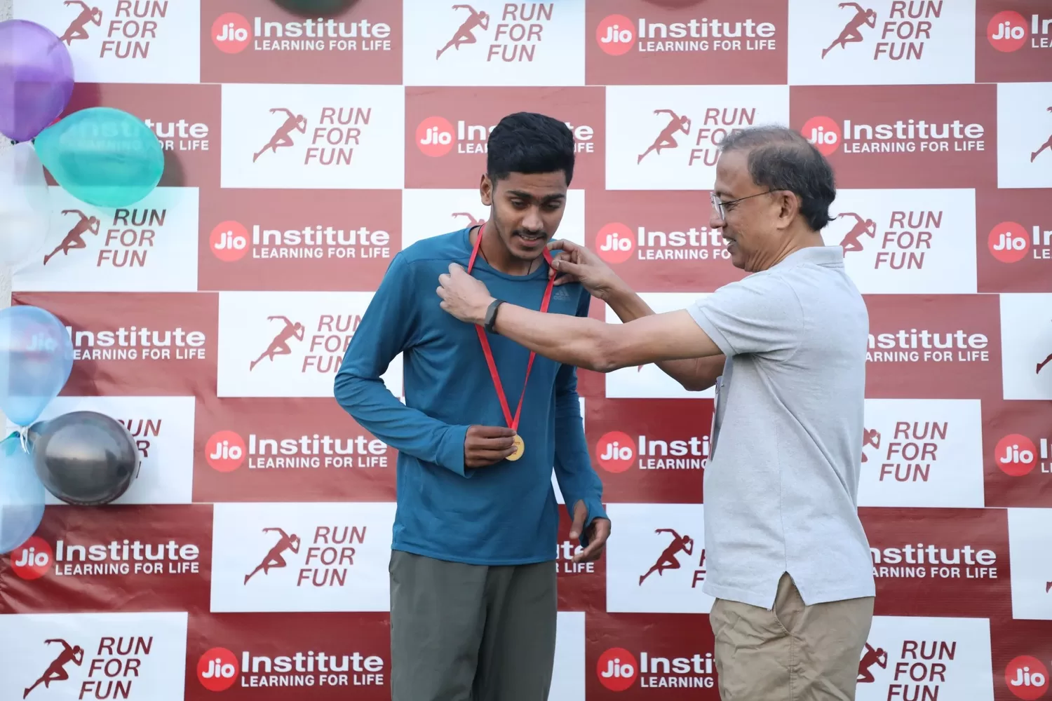 Participant awarded a medal