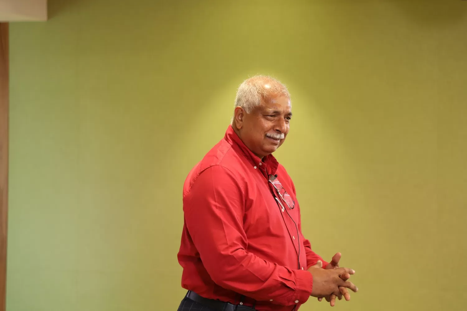 Guest delivering a talk