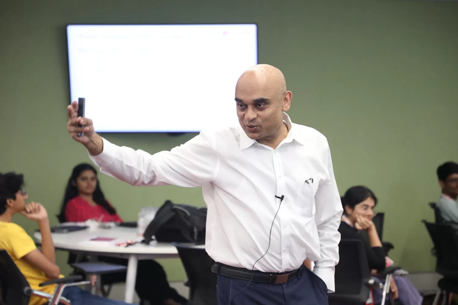 Dr Sharat Borle in a marketing session