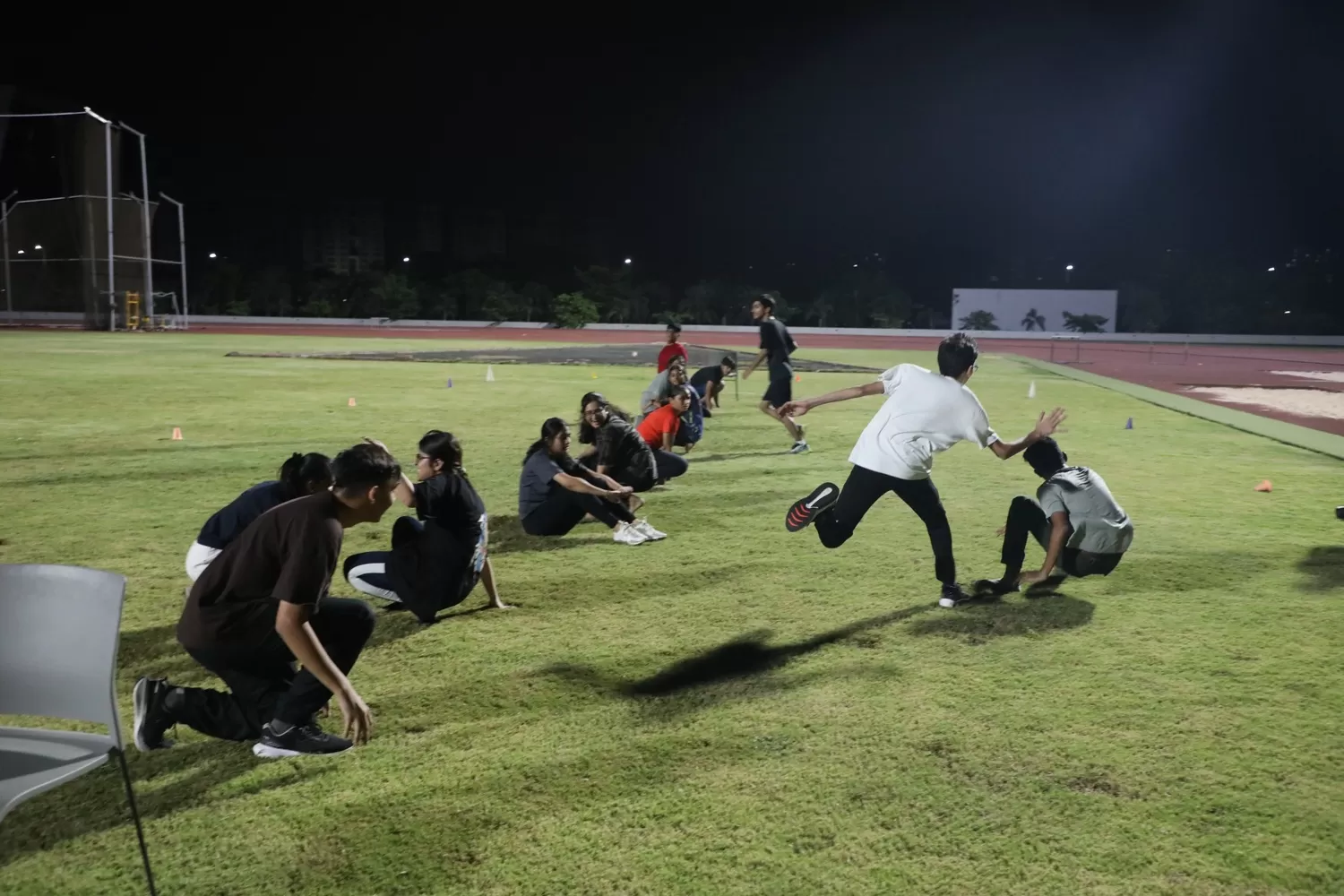 Kho Kho played by students