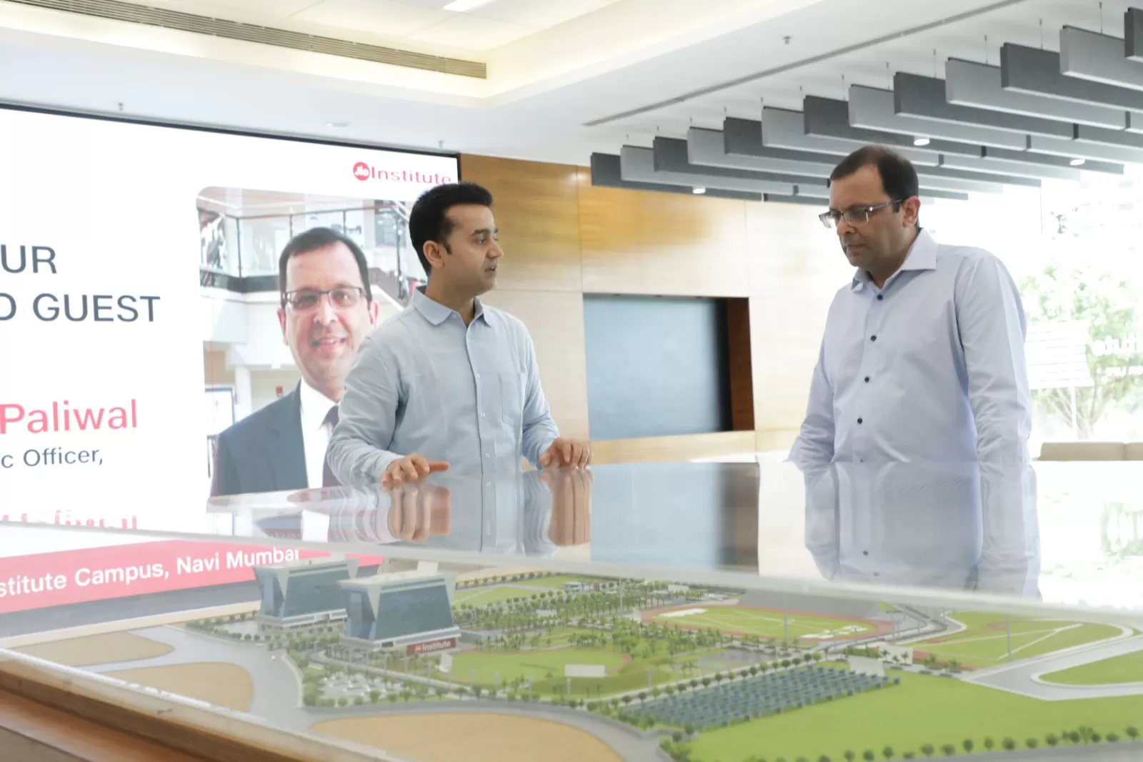 Bryant University Provost Visits Jio Institute 10