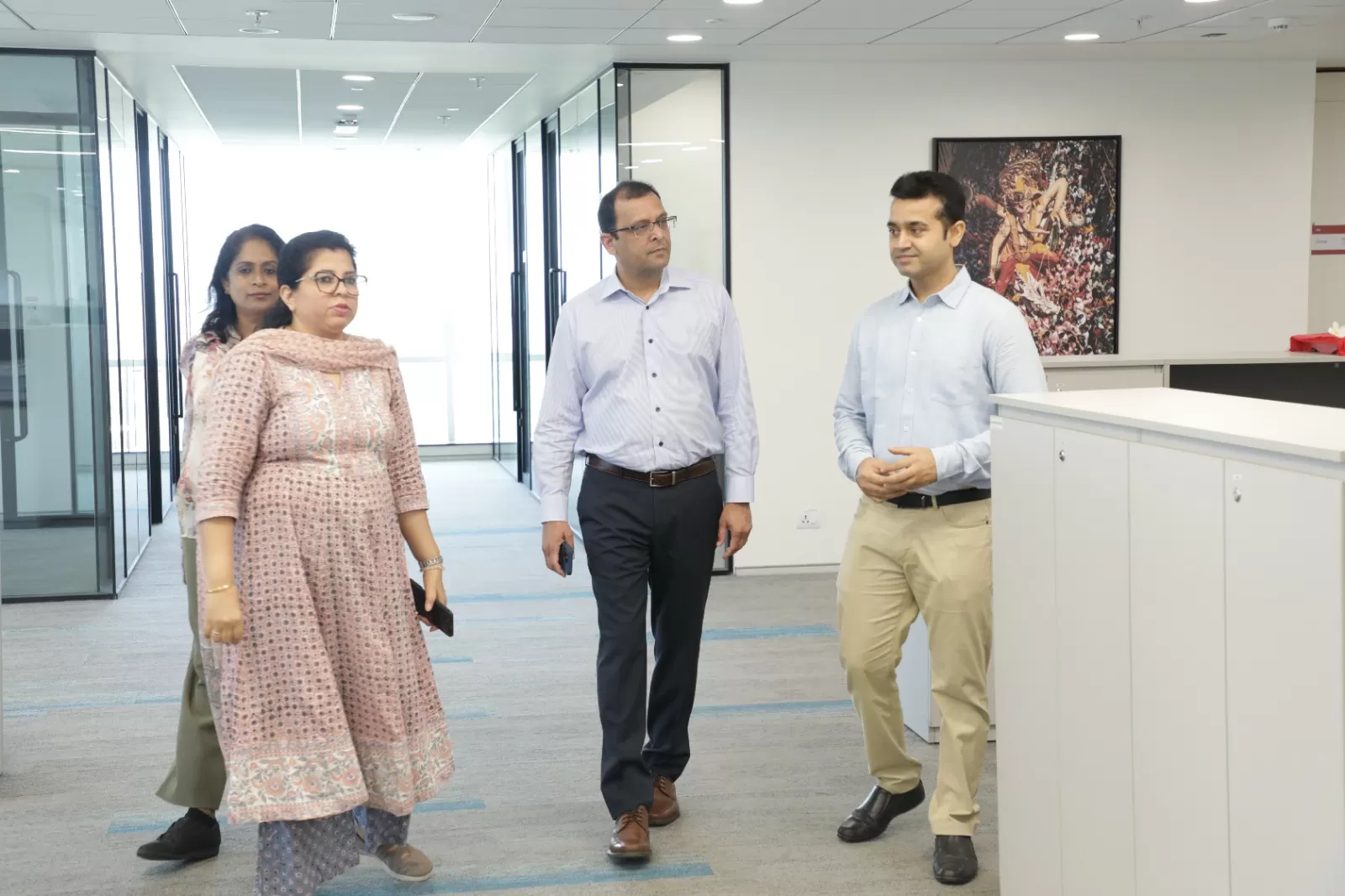 Bryant University Provost Visits Jio Institute 25