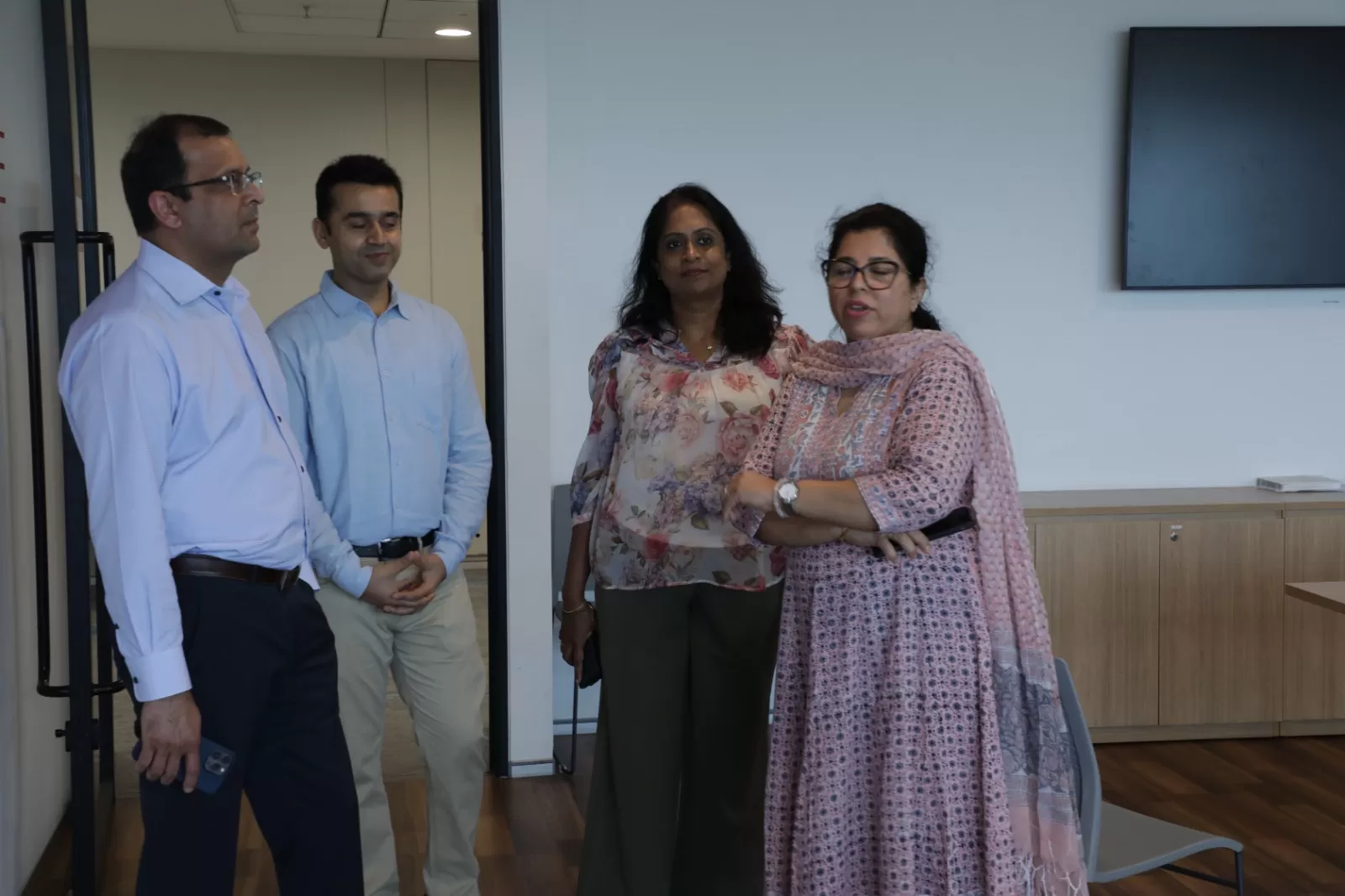 Bryant University Provost Visits Jio Institute 26