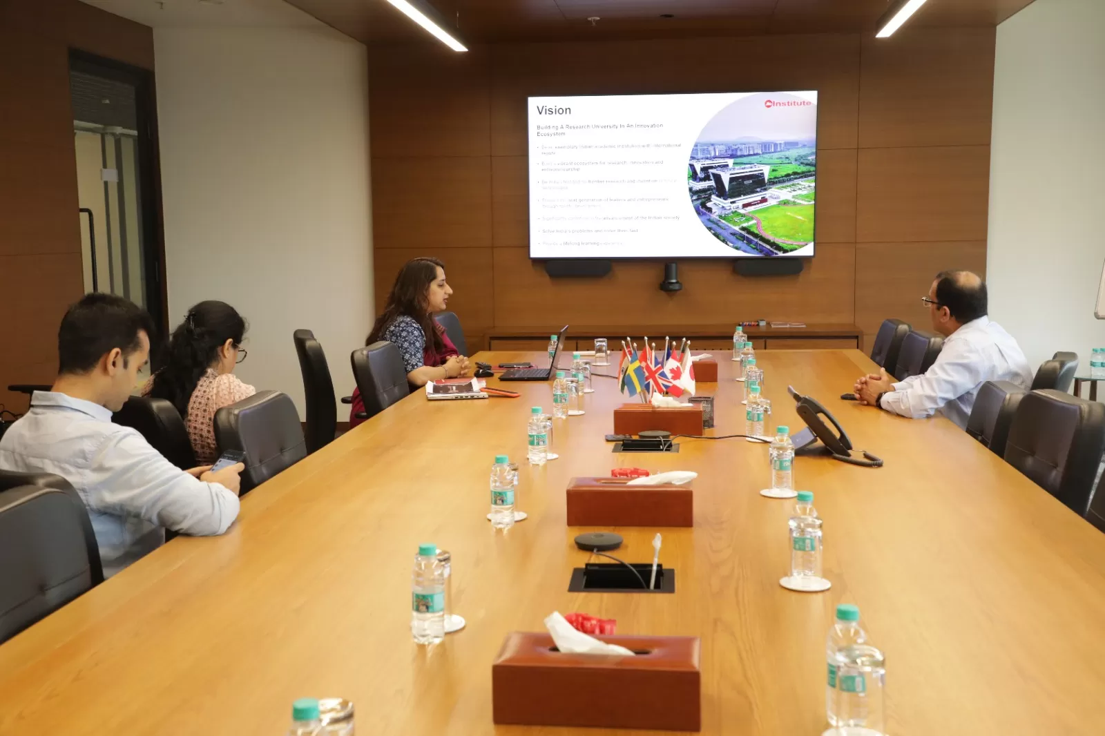 Bryant University Provost Visits Jio Institute 27