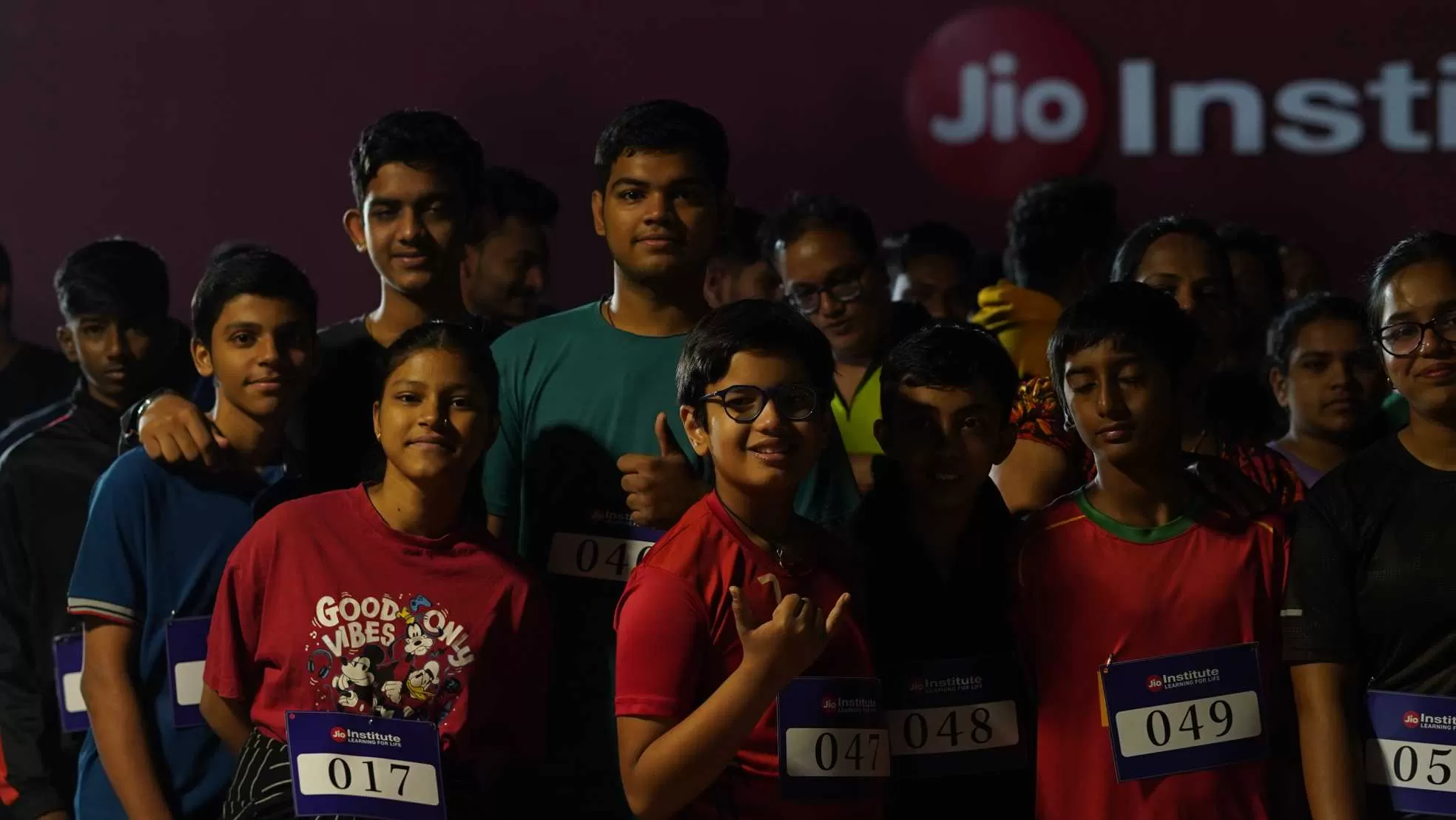 Participants posing before kick off