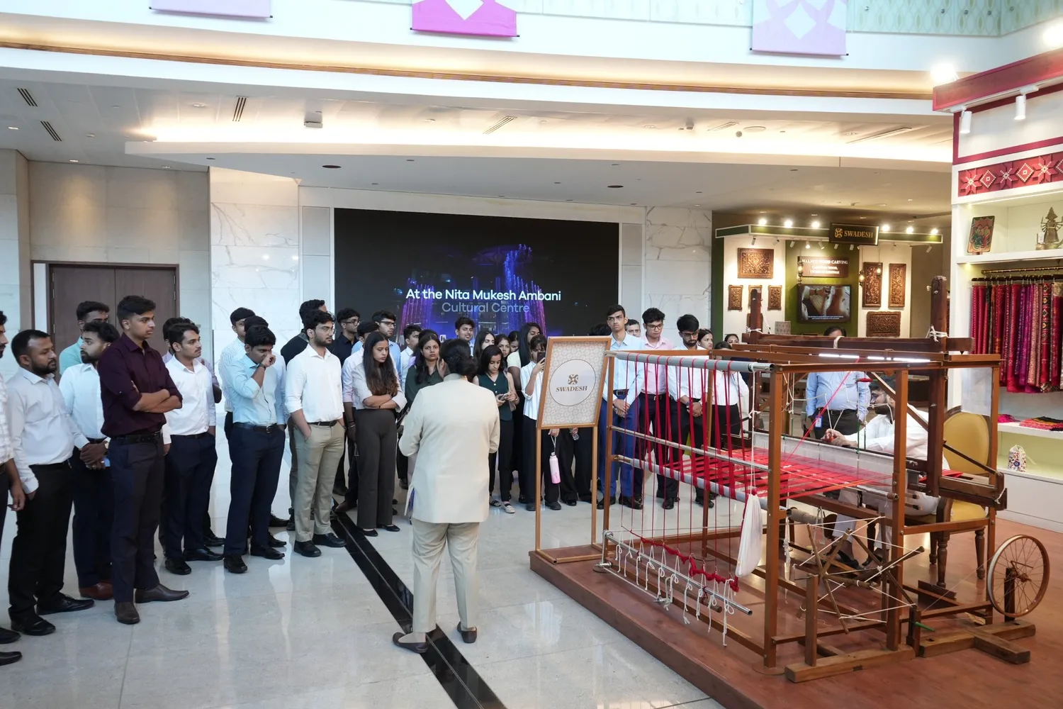 Visit to the Nita Mukesh Ambani Cultural Centre (NMACC)